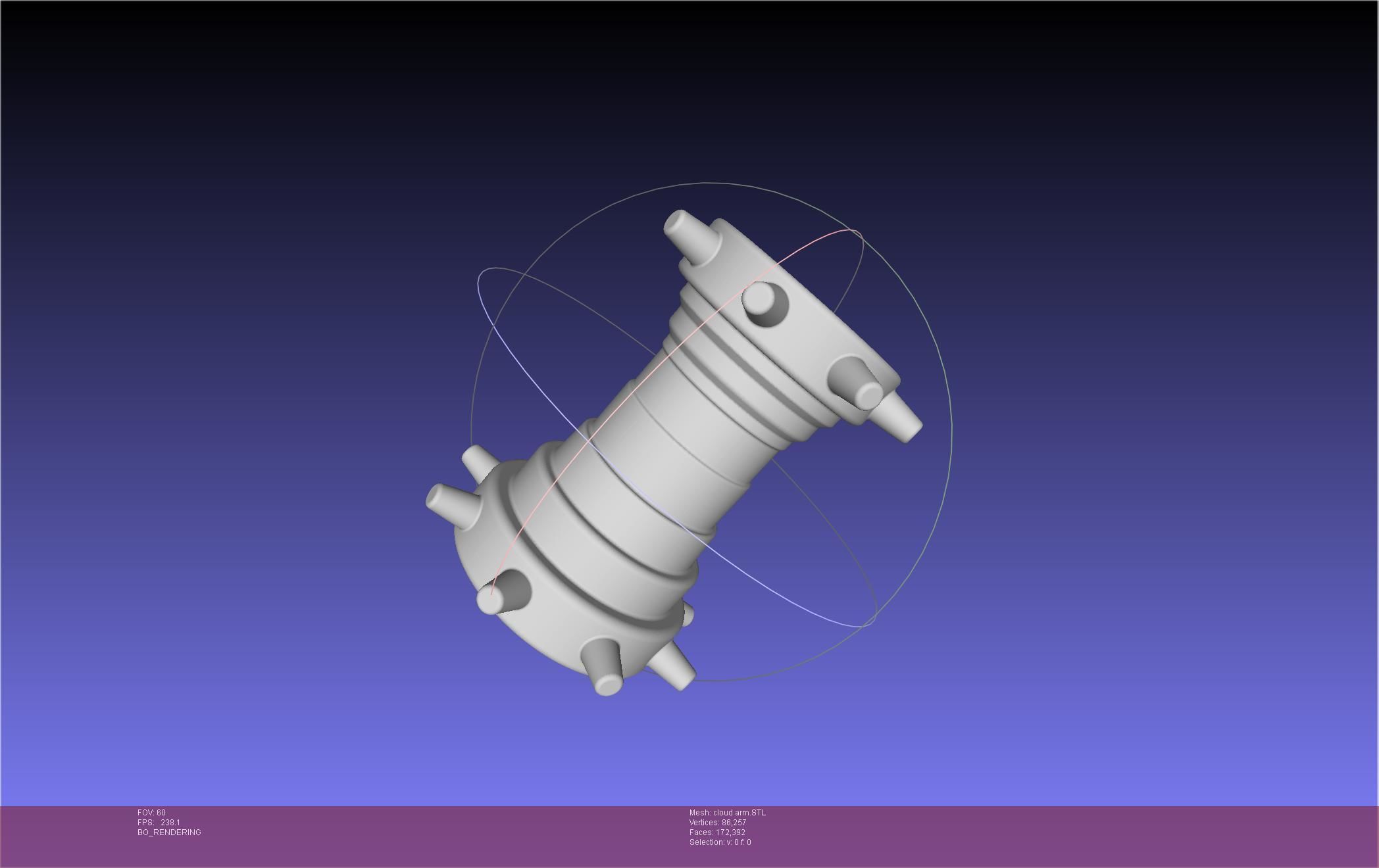 Final Fantasy 7 Cloud Arm Guard 3D print model_11