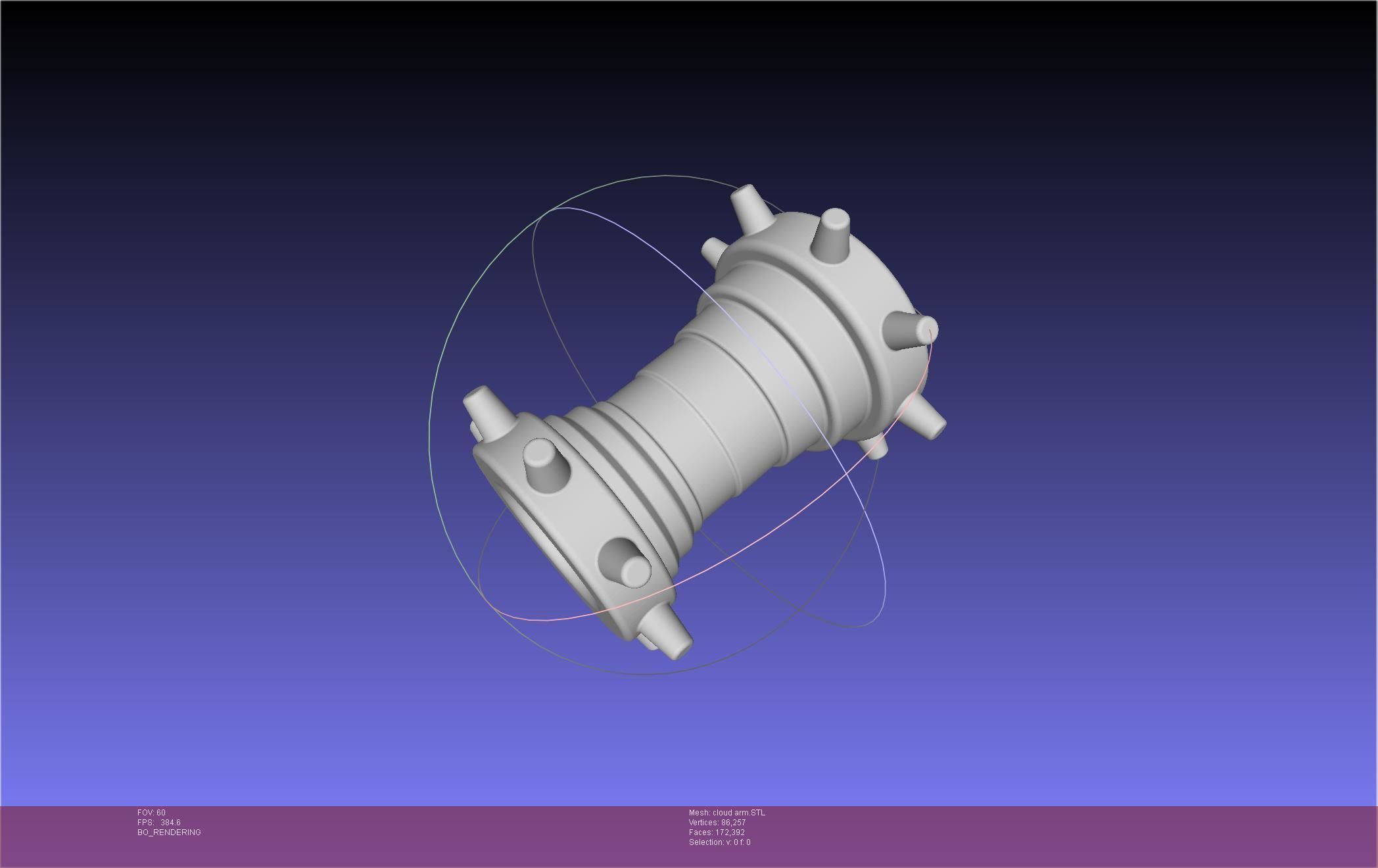 Final Fantasy 7 Cloud Arm Guard 3D print model_4