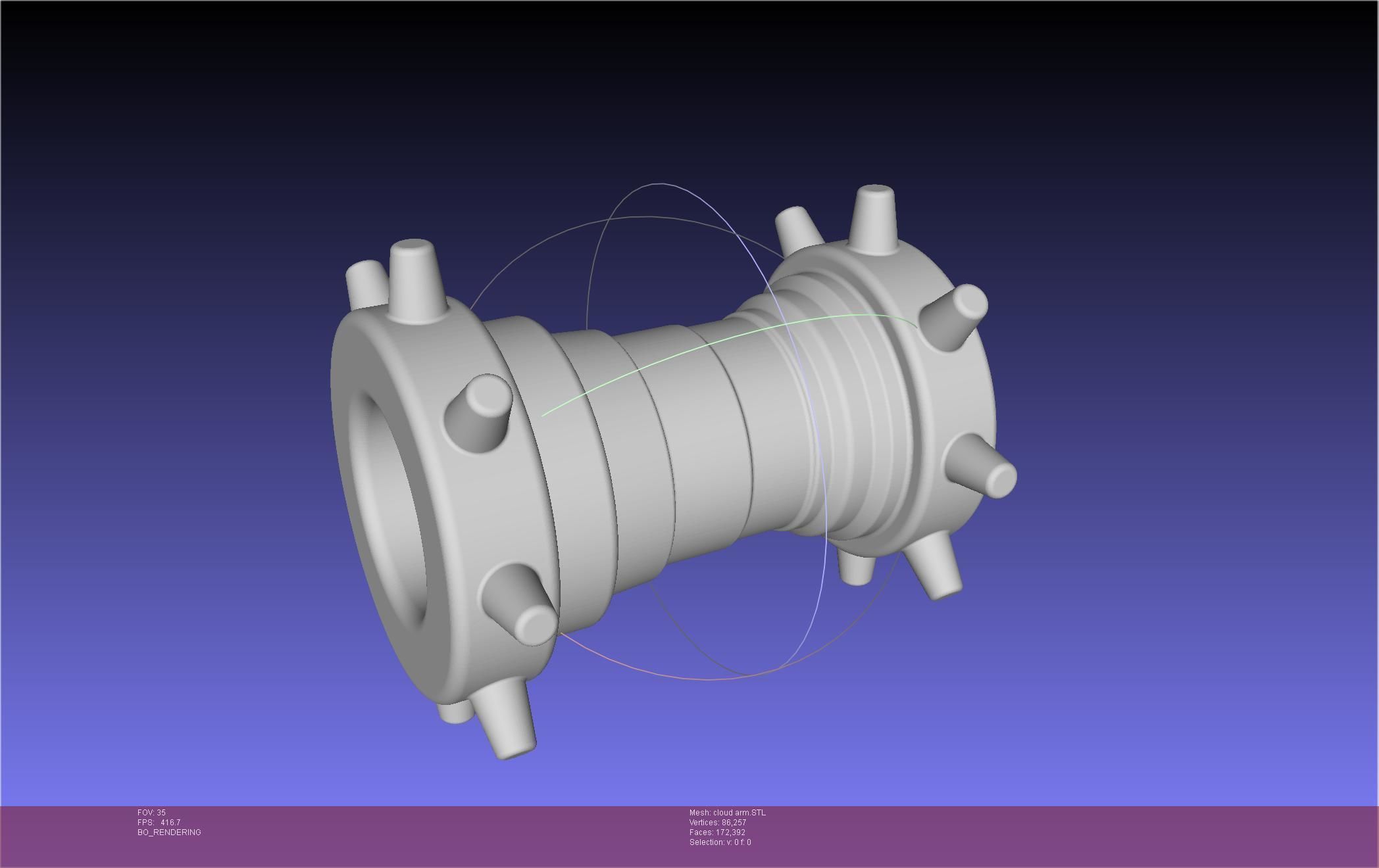 Final Fantasy 7 Cloud Arm Guard 3D print model_31