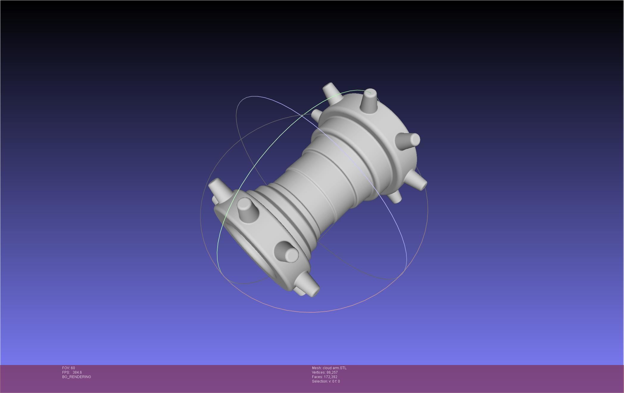 Final Fantasy 7 Cloud Arm Guard 3D print model_3