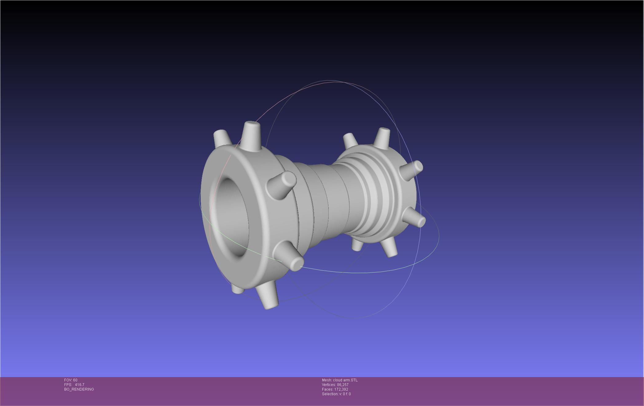 Final Fantasy 7 Cloud Arm Guard 3D print model_16
