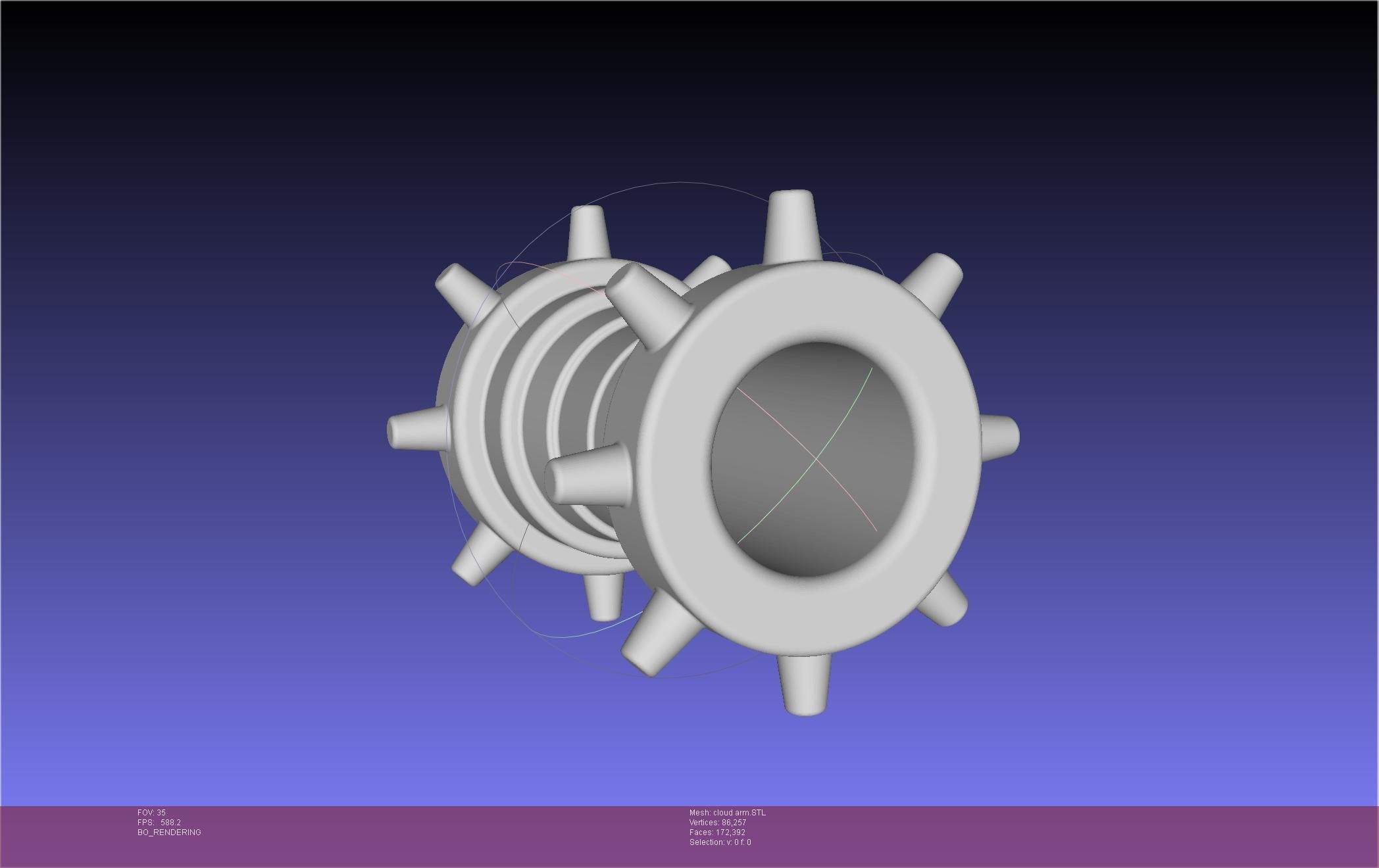 Final Fantasy 7 Cloud Arm Guard 3D print model_35