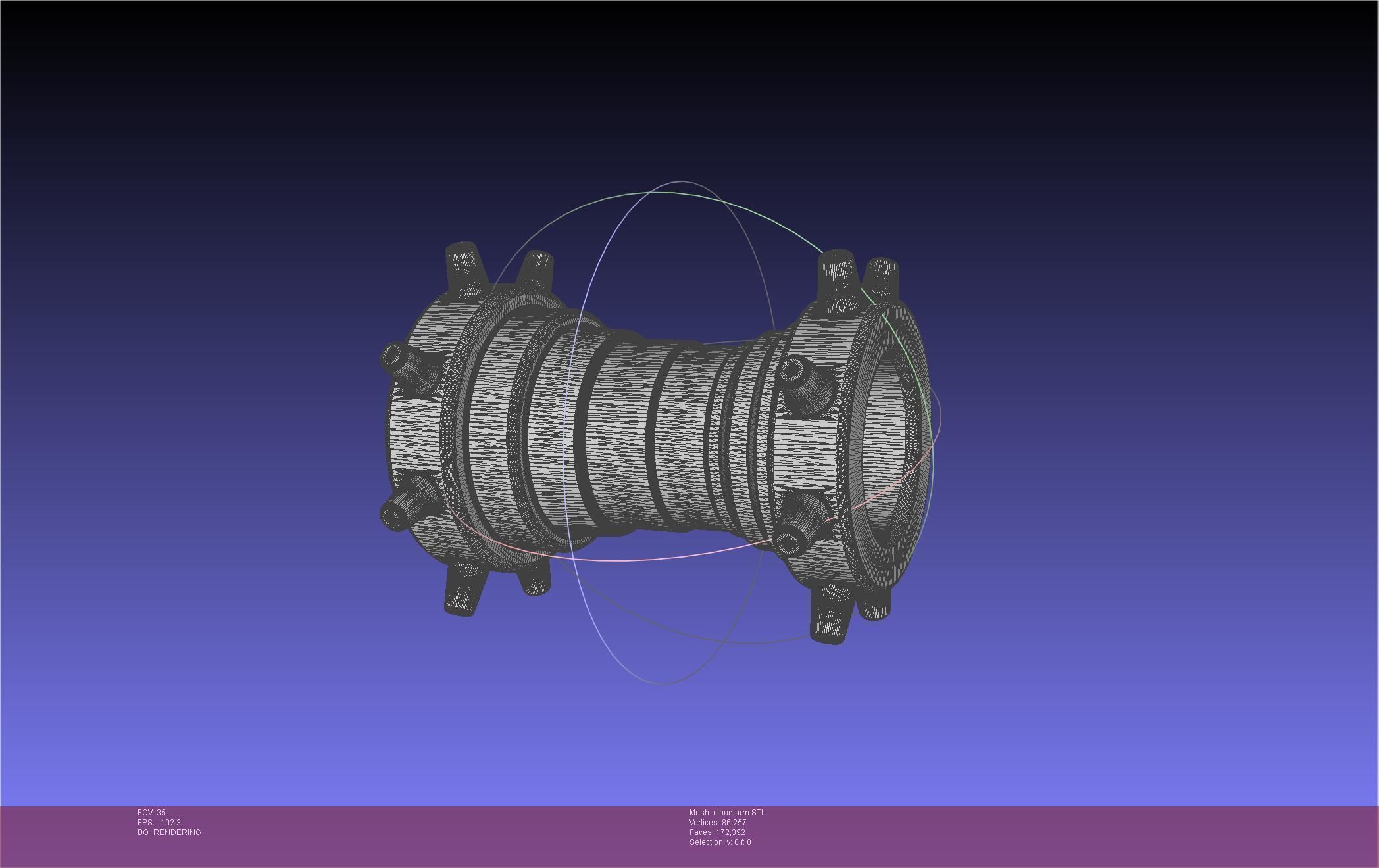 Final Fantasy 7 Cloud Arm Guard 3D print model_26