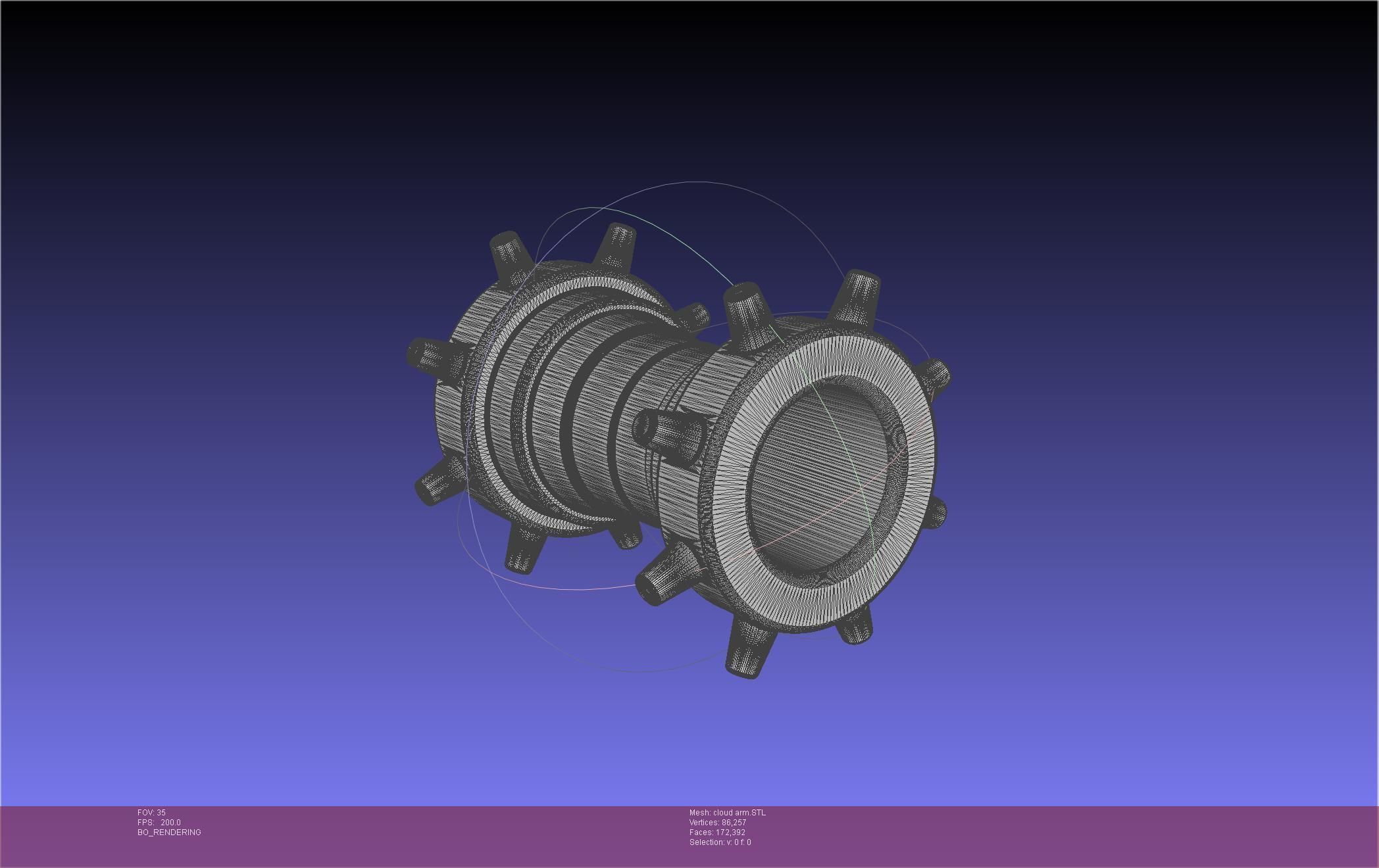 Final Fantasy 7 Cloud Arm Guard 3D print model_27