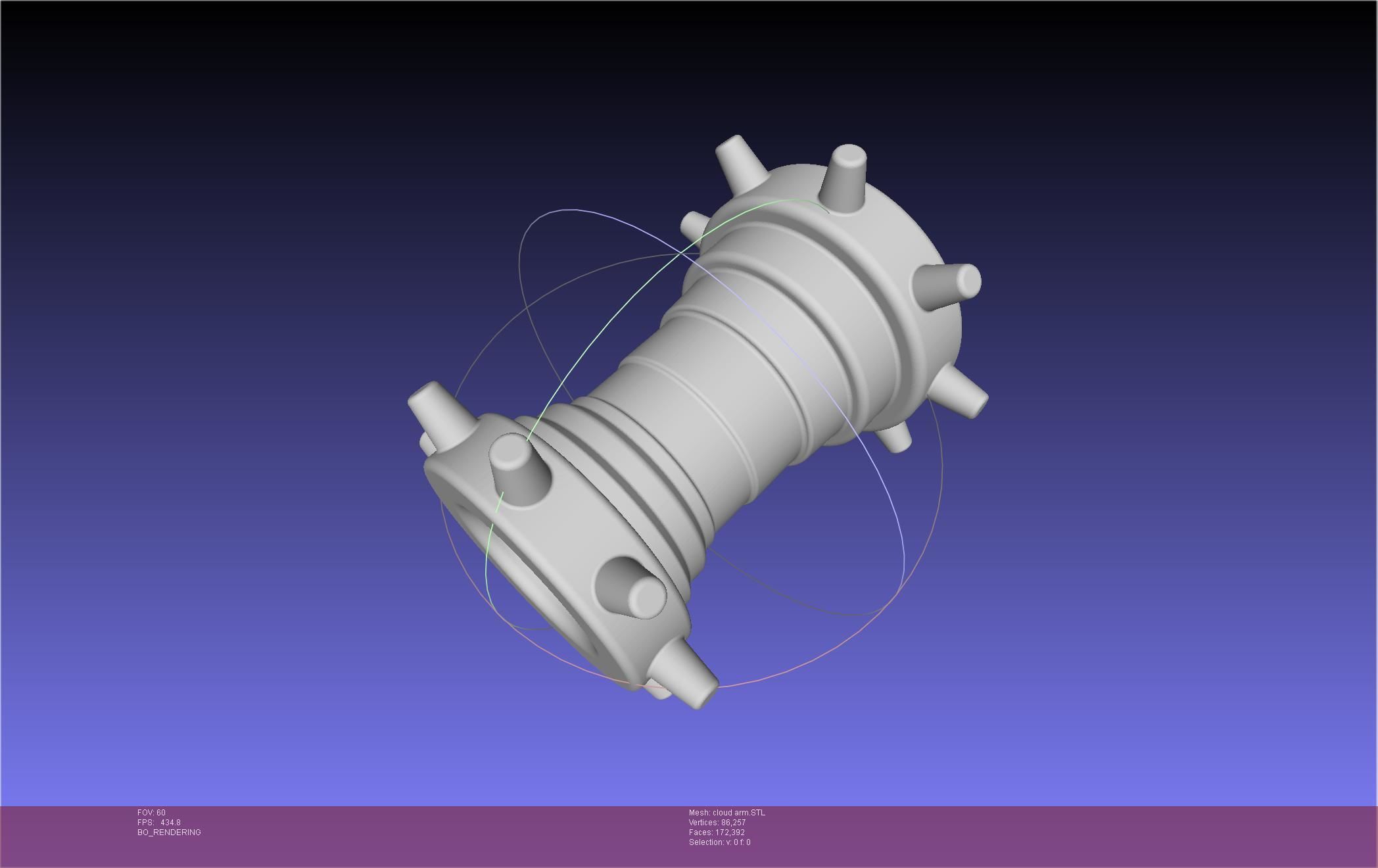 Final Fantasy 7 Cloud Arm Guard 3D print model_2