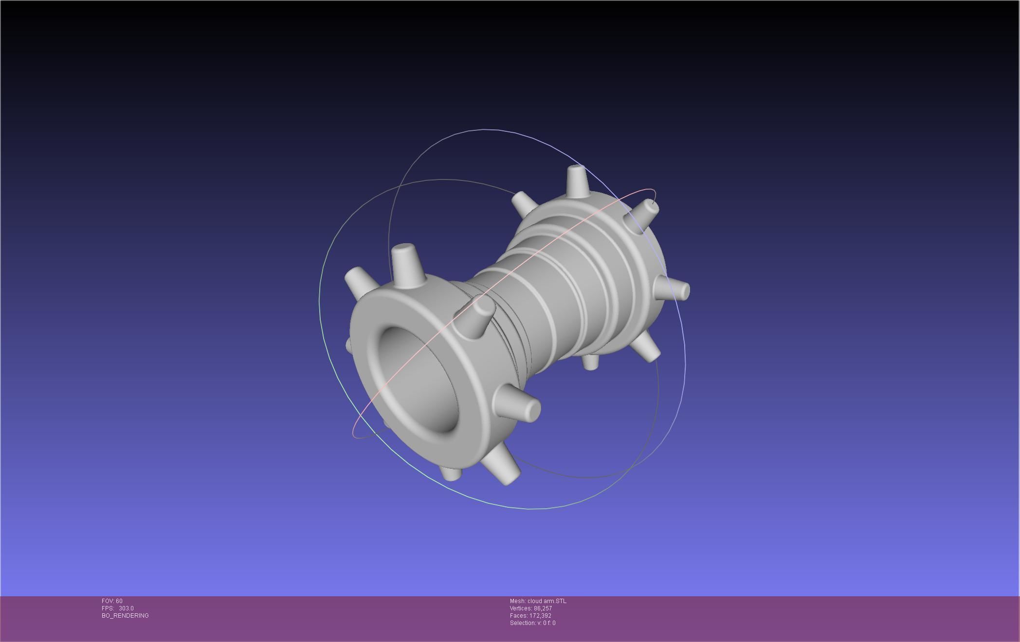 Final Fantasy 7 Cloud Arm Guard 3D print model_7