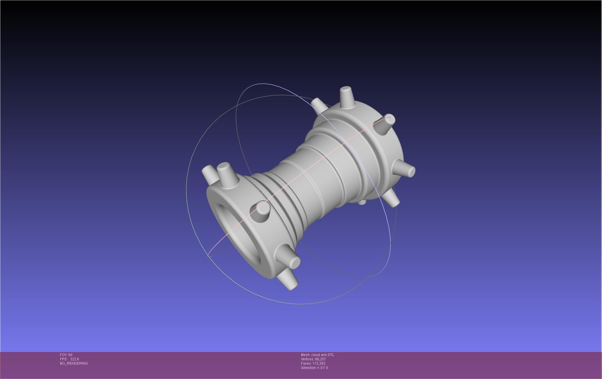 Final Fantasy 7 Cloud Arm Guard 3D print model_6