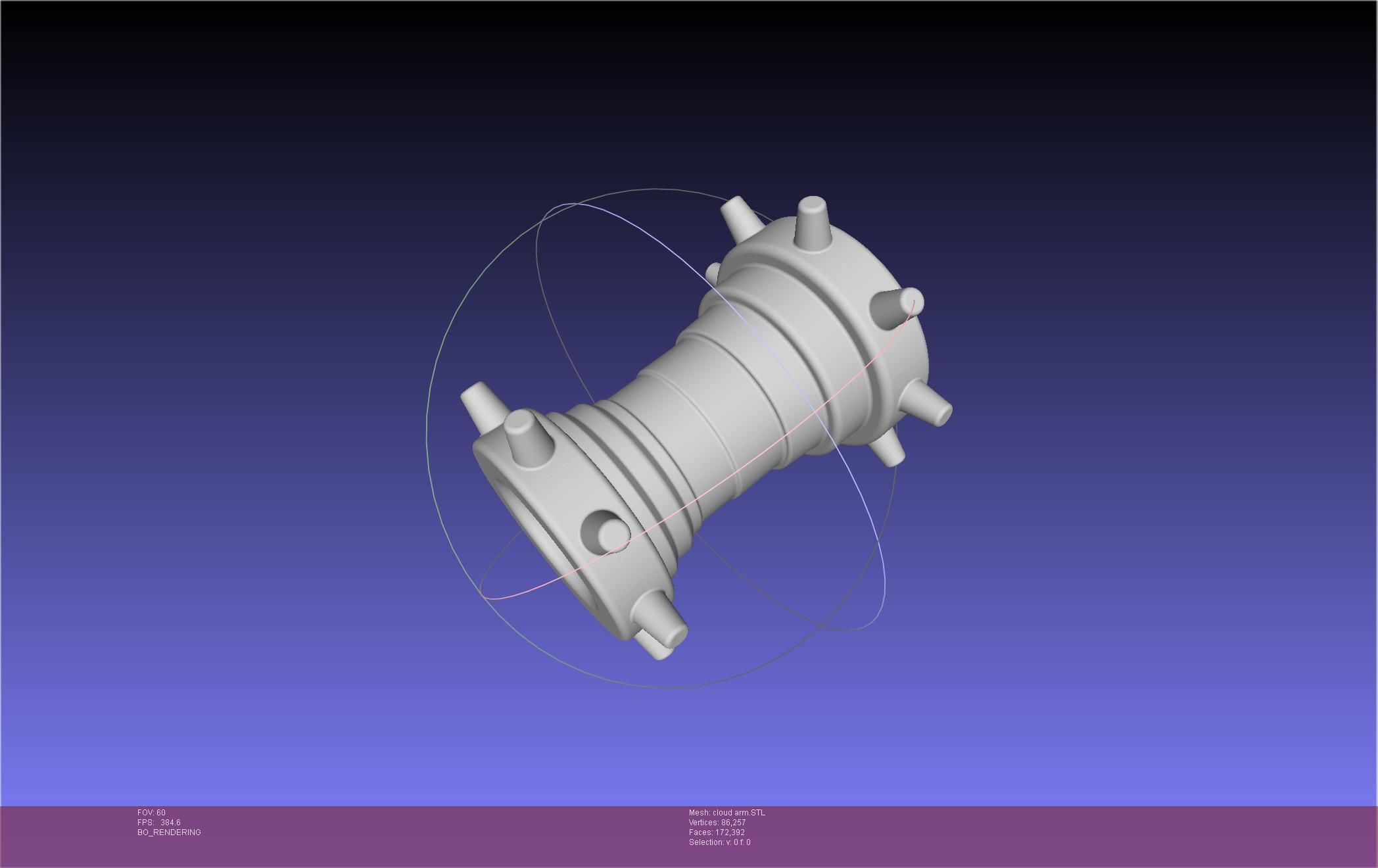 Final Fantasy 7 Cloud Arm Guard 3D print model_5