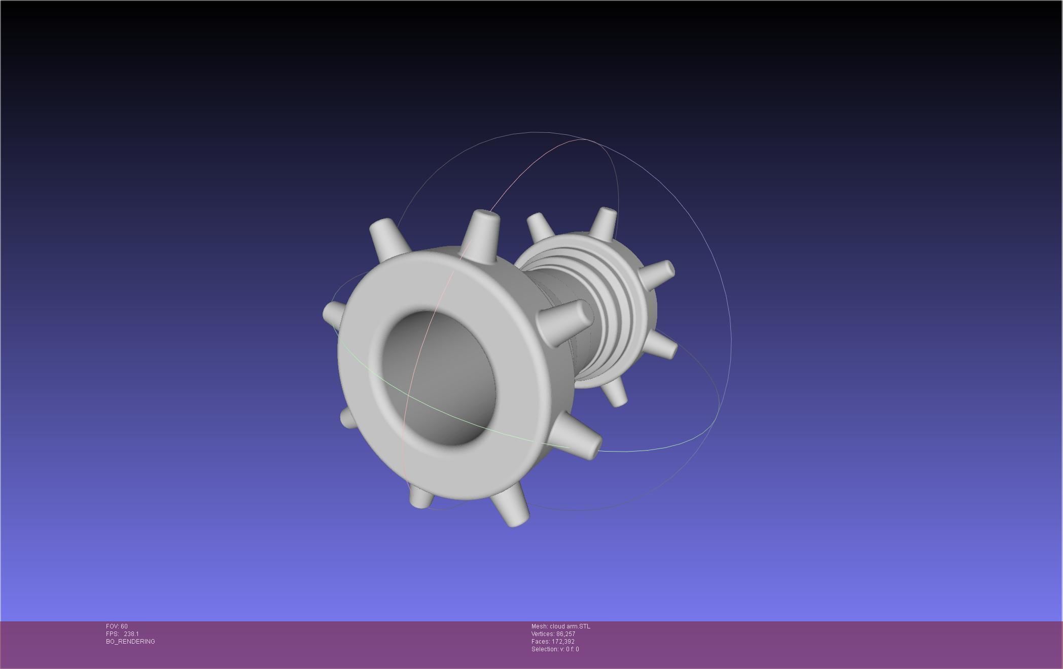 Final Fantasy 7 Cloud Arm Guard 3D print model_15