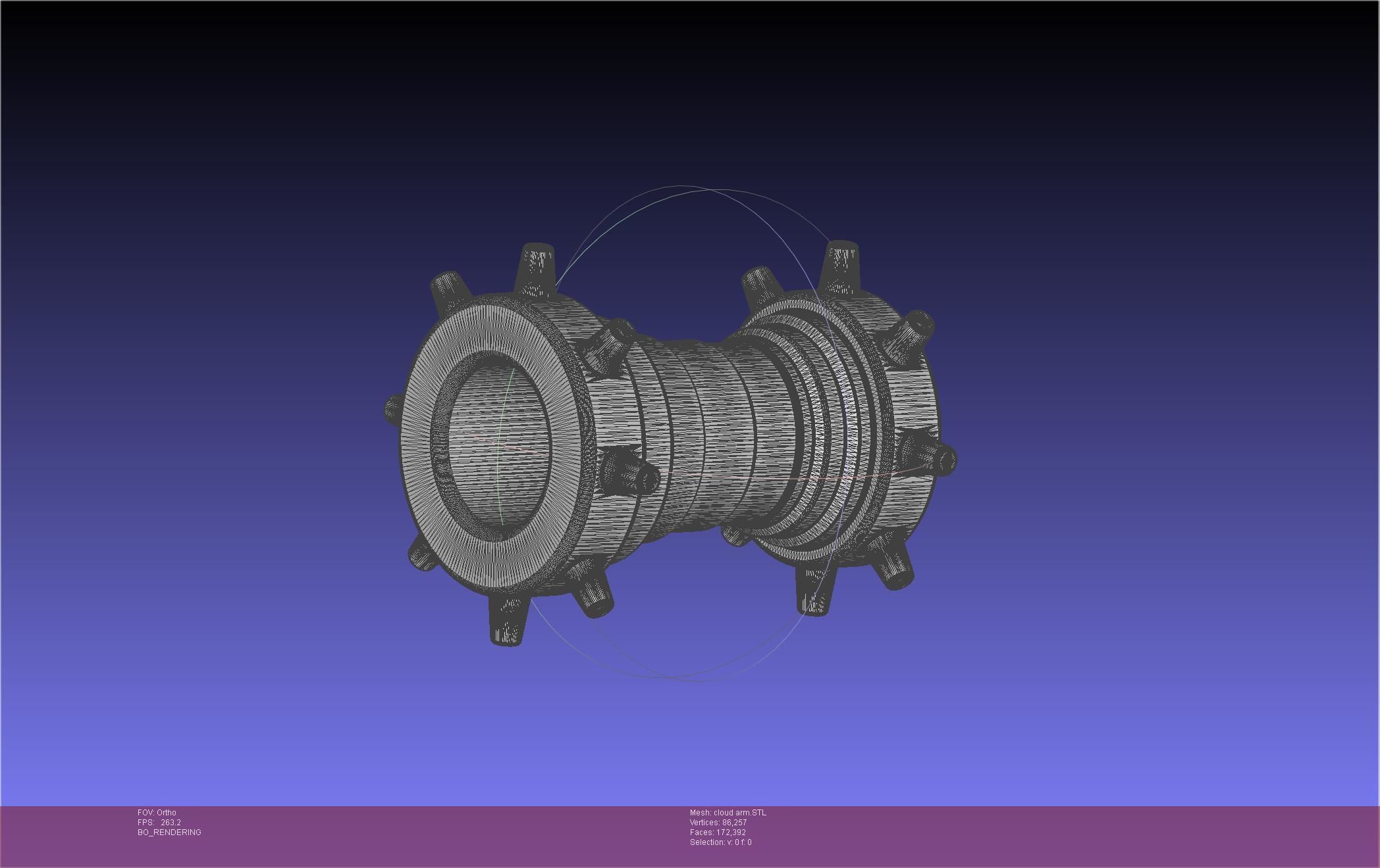 Final Fantasy 7 Cloud Arm Guard 3D print model_24