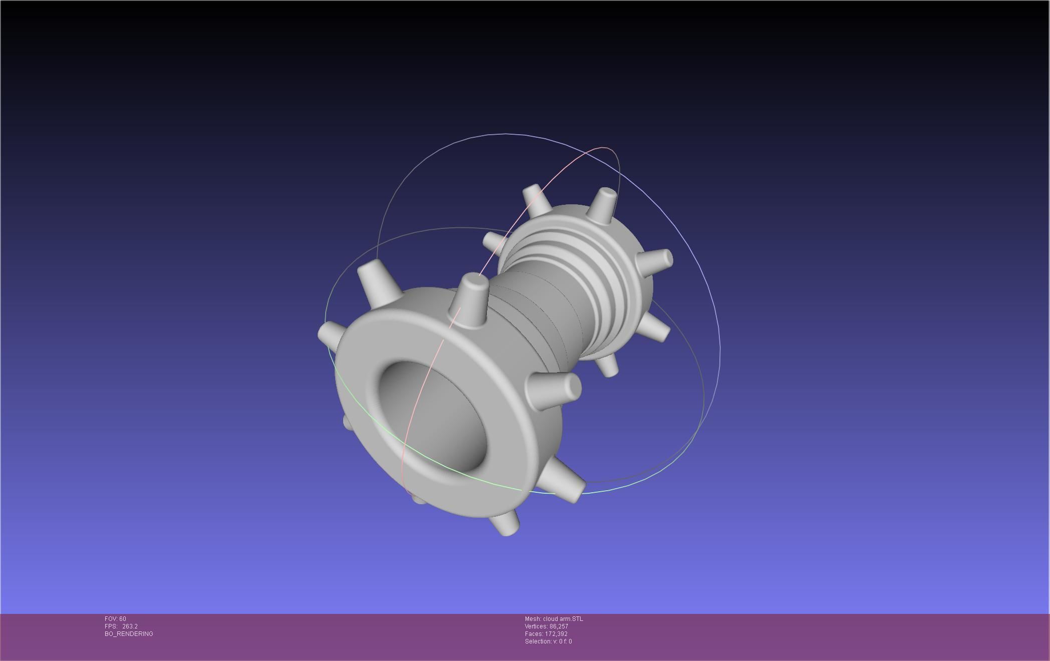 Final Fantasy 7 Cloud Arm Guard 3D print model_14