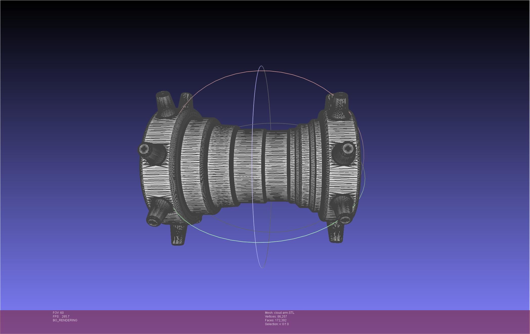 Final Fantasy 7 Cloud Arm Guard 3D print model_20