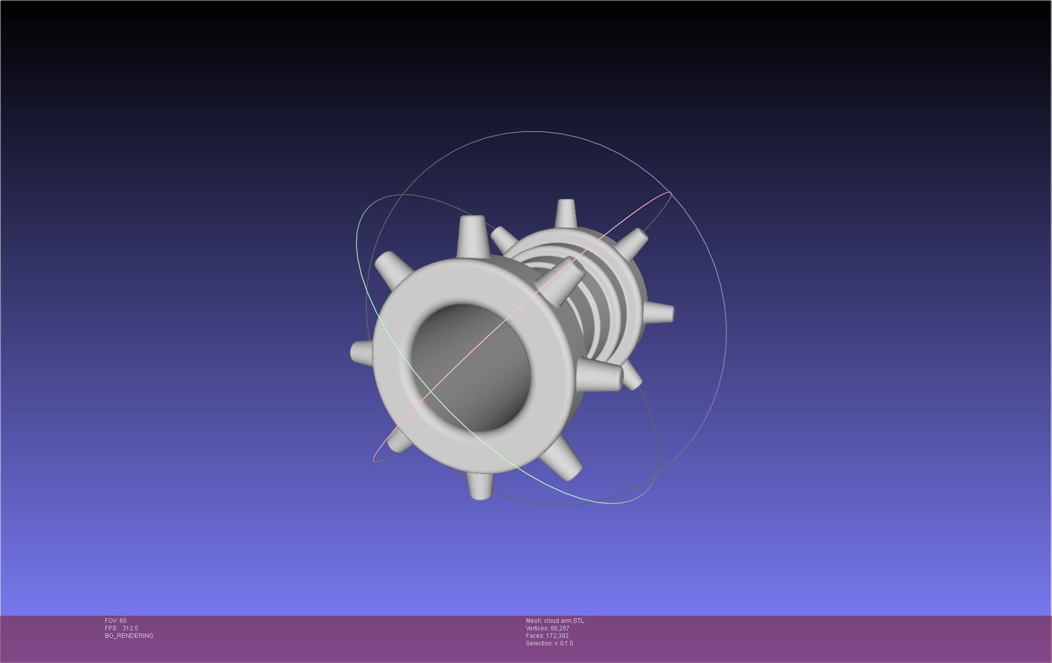 Final Fantasy 7 Cloud Arm Guard 3D print model_8