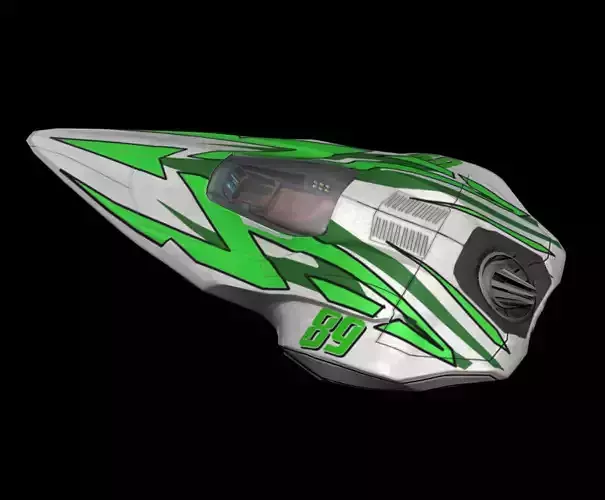 Race Craft Low-poly 3D model