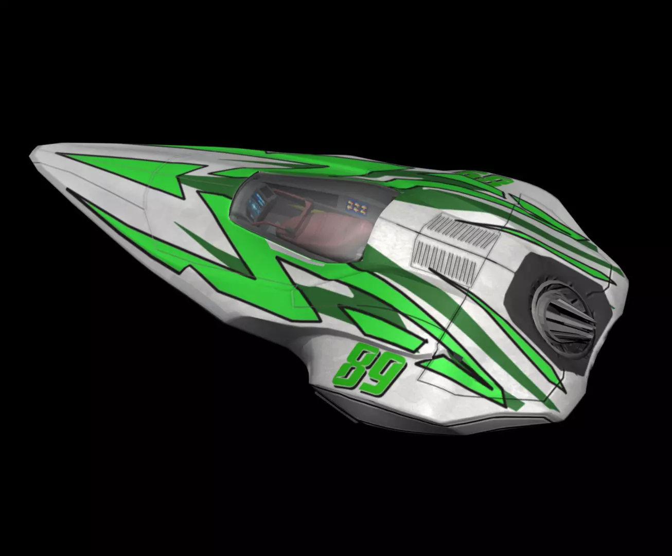 Race Craft Low-poly 3D model_0