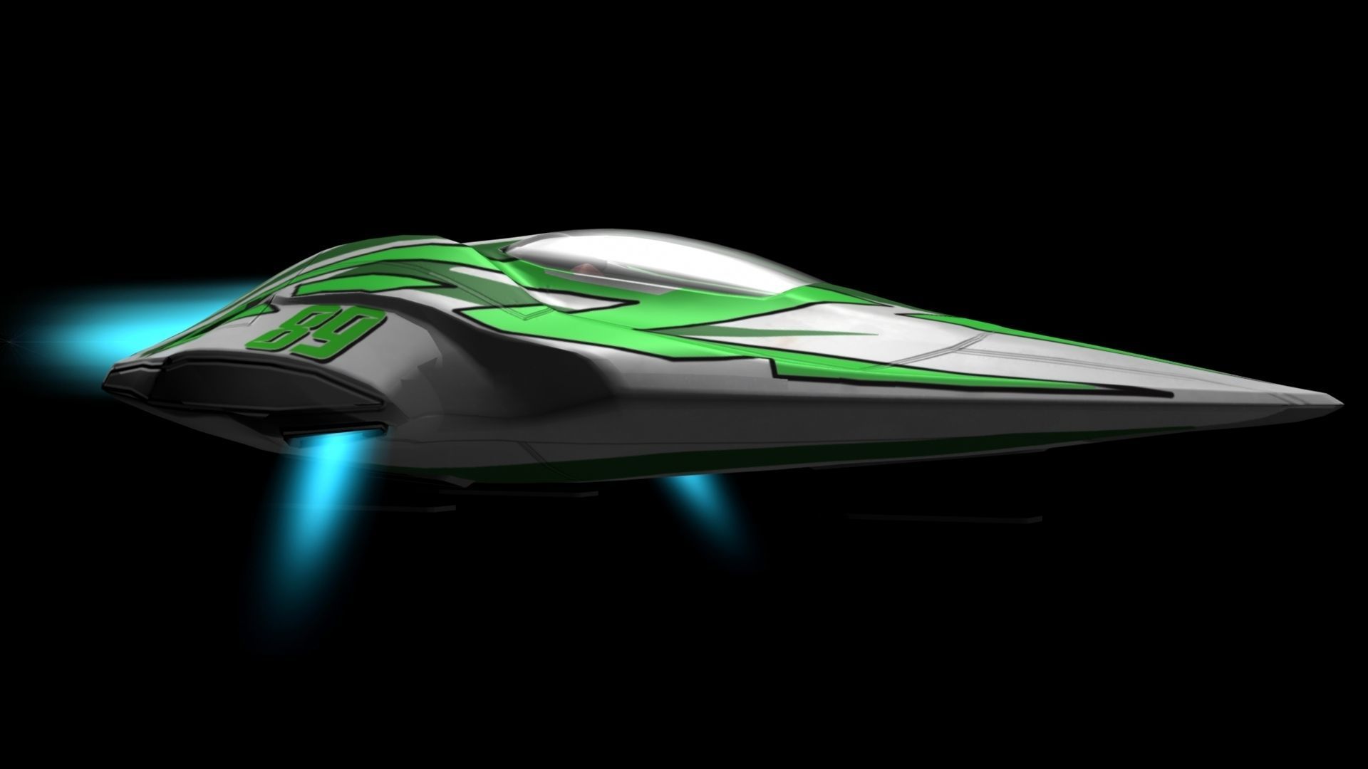 Race Craft Low-poly 3D model_2