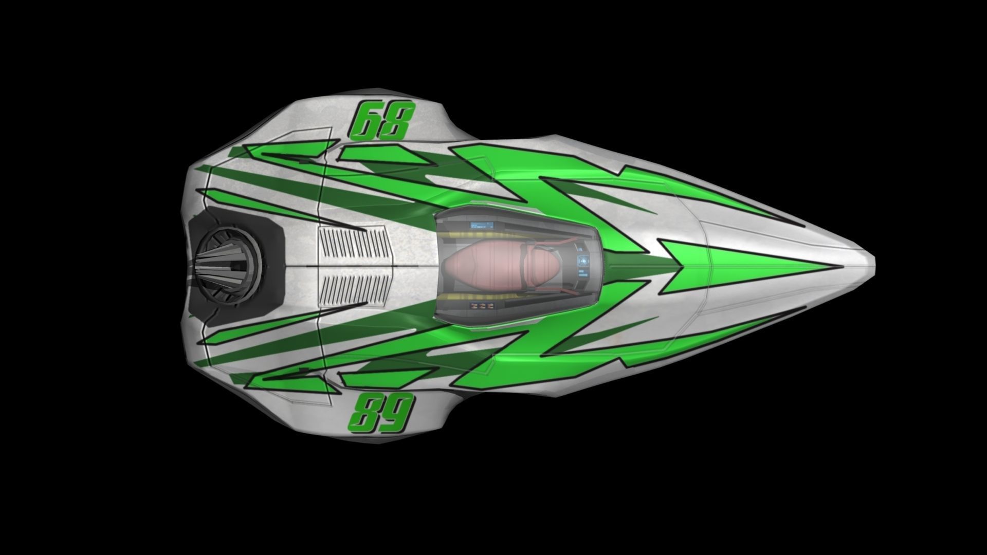 Race Craft Low-poly 3D model_13