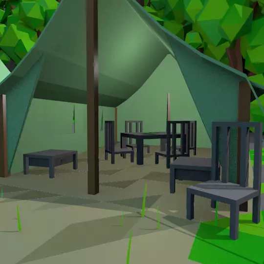 Furniture pack Free low-poly 3D model