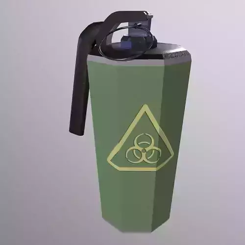 Bomb Game Ready - Low Poly PBR 3D Model Low-poly 3D model