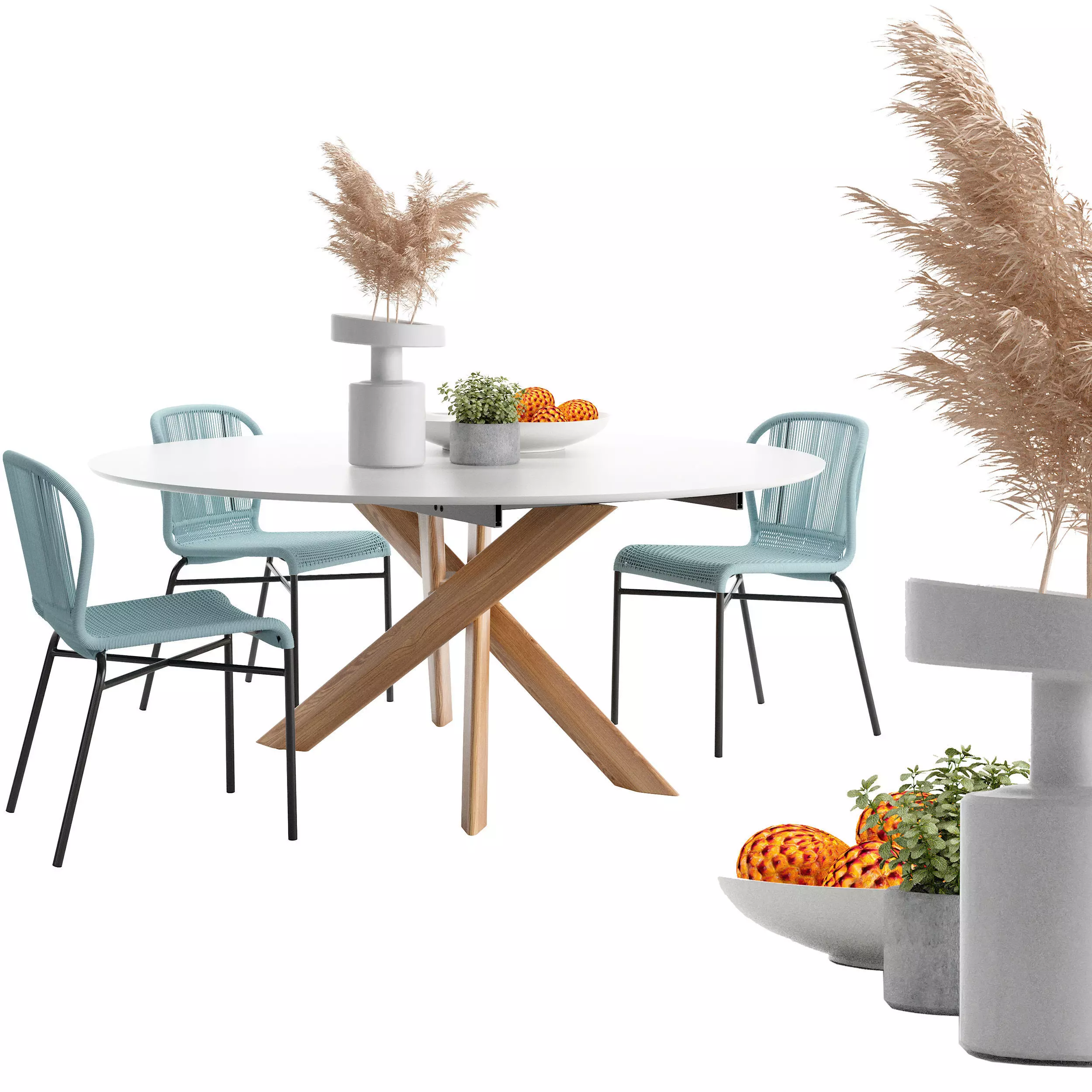 Modern Furniture Set 449 3D model