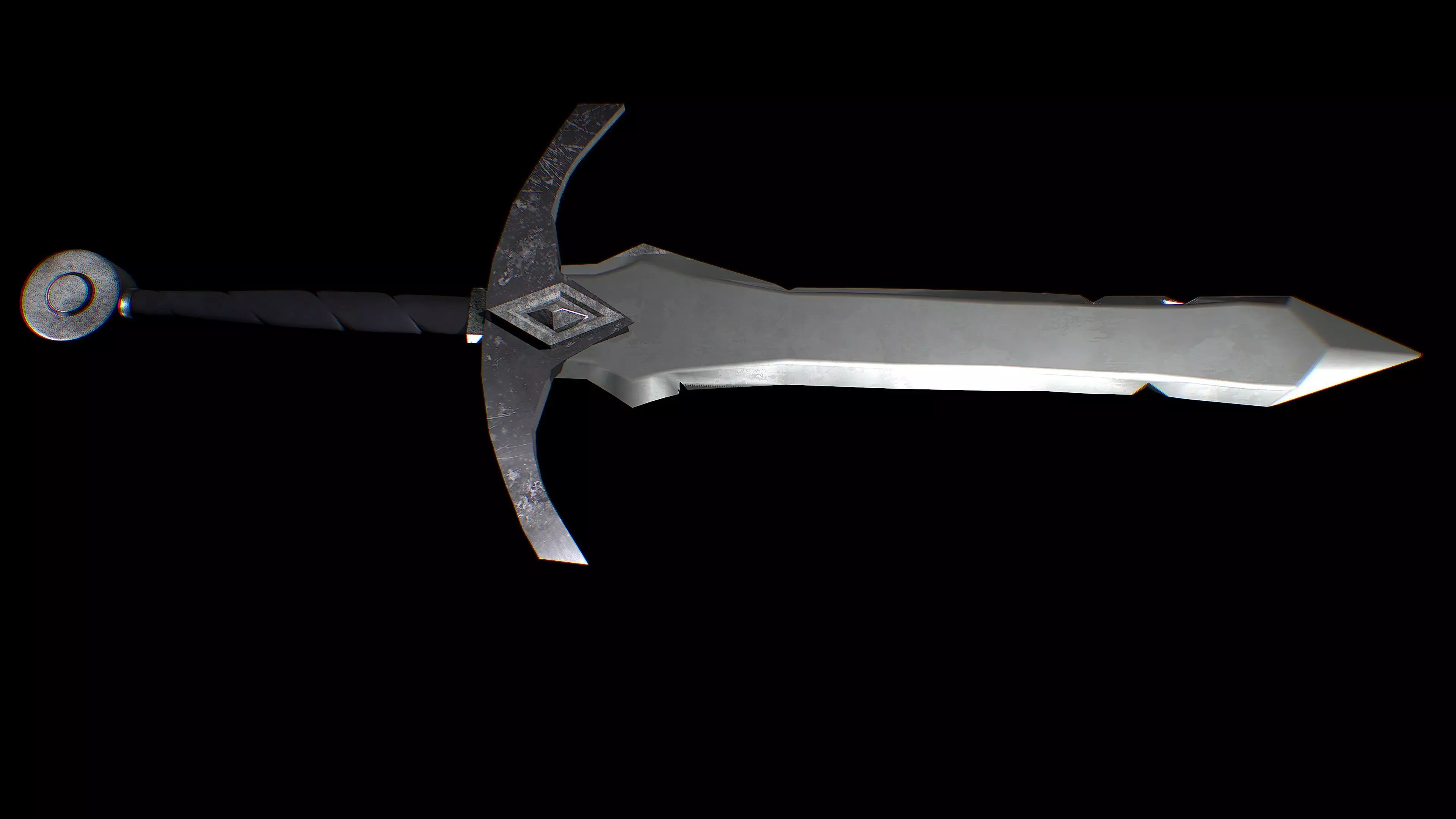 Art Blade 3D model_0