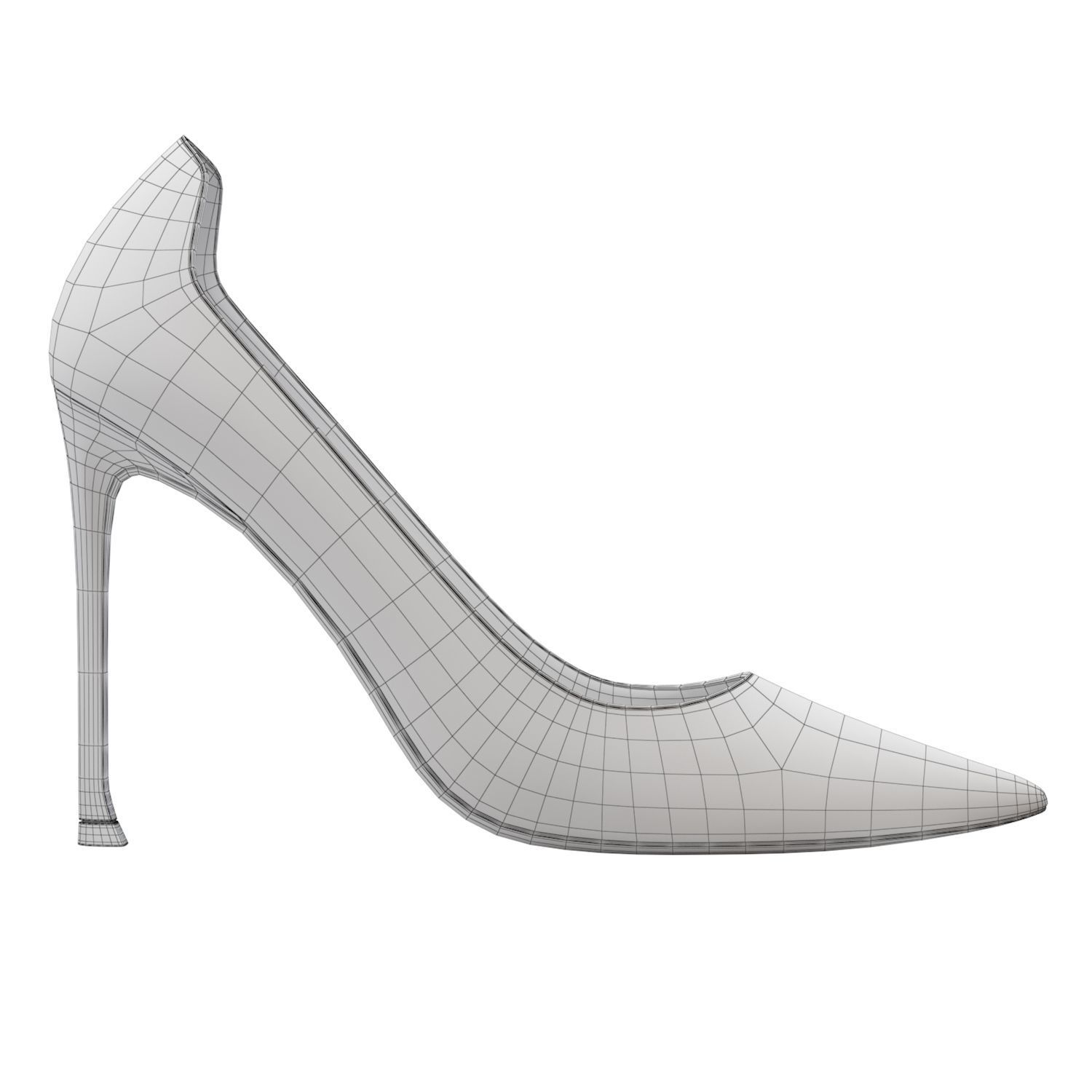 Shoes 01 - High Heel Shoes - Dior D-Moi Pump 3D model_6