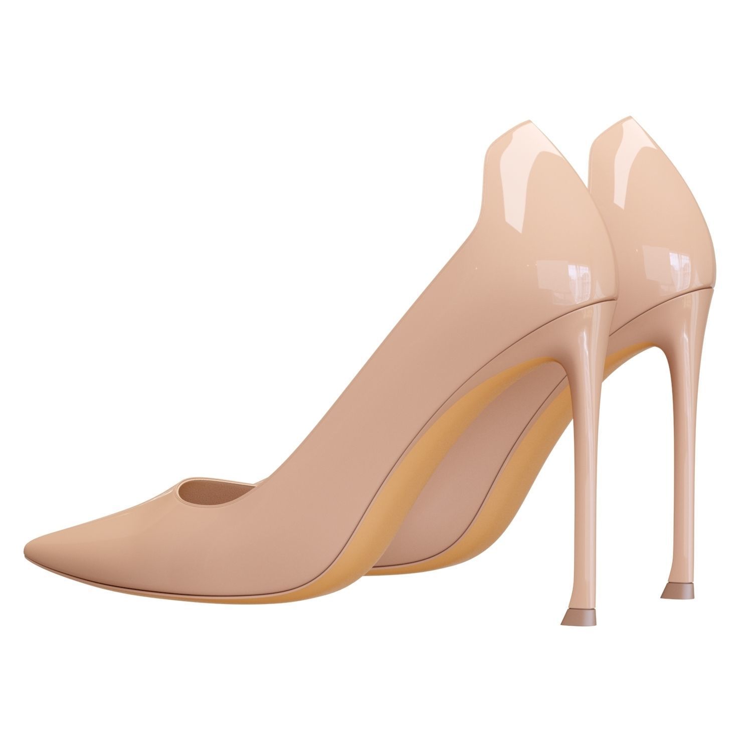Shoes 01 - High Heel Shoes - Dior D-Moi Pump 3D model_8