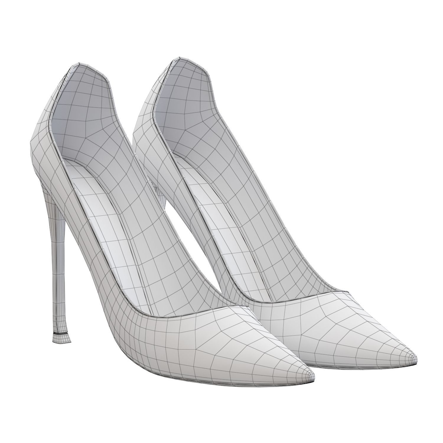Shoes 01 - High Heel Shoes - Dior D-Moi Pump 3D model_2