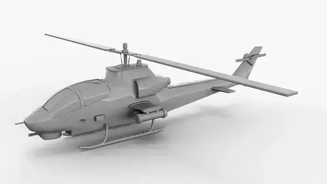 Helicopter 2 Base Mesh Free