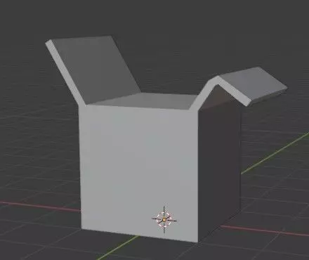 Cardboard box Free low-poly 3D model_0