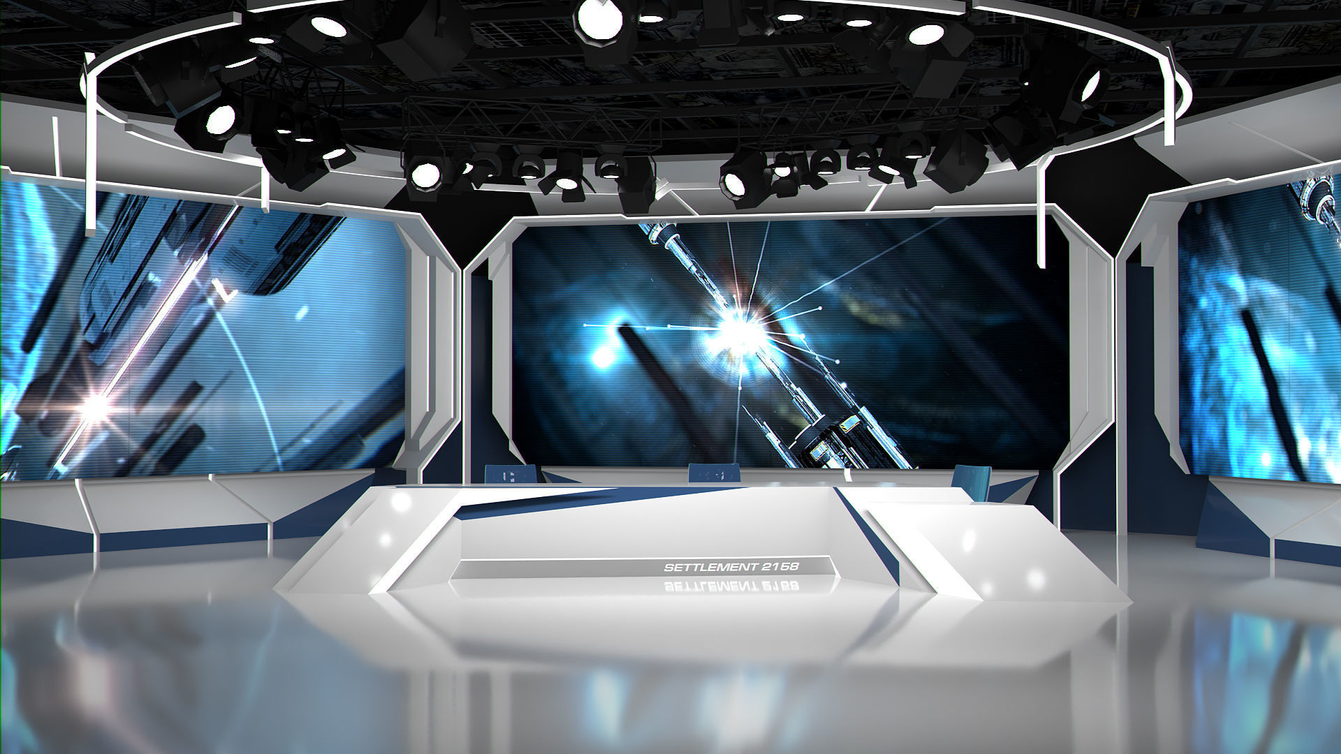 Virtual Studio 25 PBR Low-poly 3D model_1