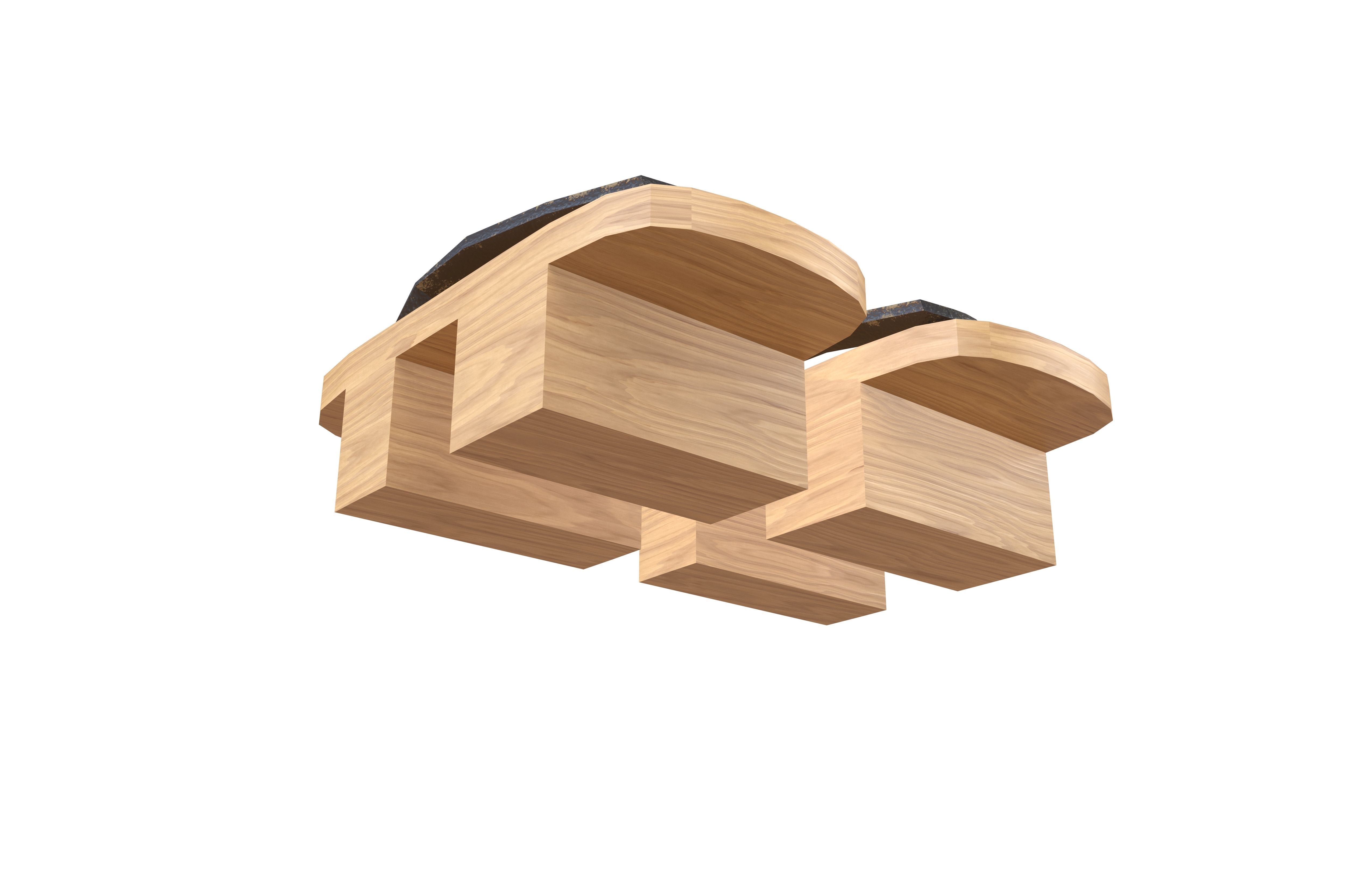 Japanese Clog v1 002 Low-poly 3D model_1