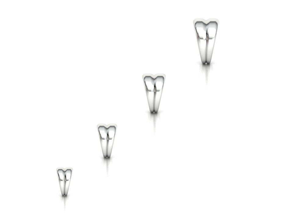 BAIL LOOP PACKAGE for Pendants Necklaces v5 3D print model_6