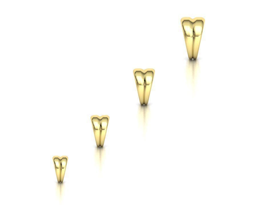 BAIL LOOP PACKAGE for Pendants Necklaces v5 3D print model_7