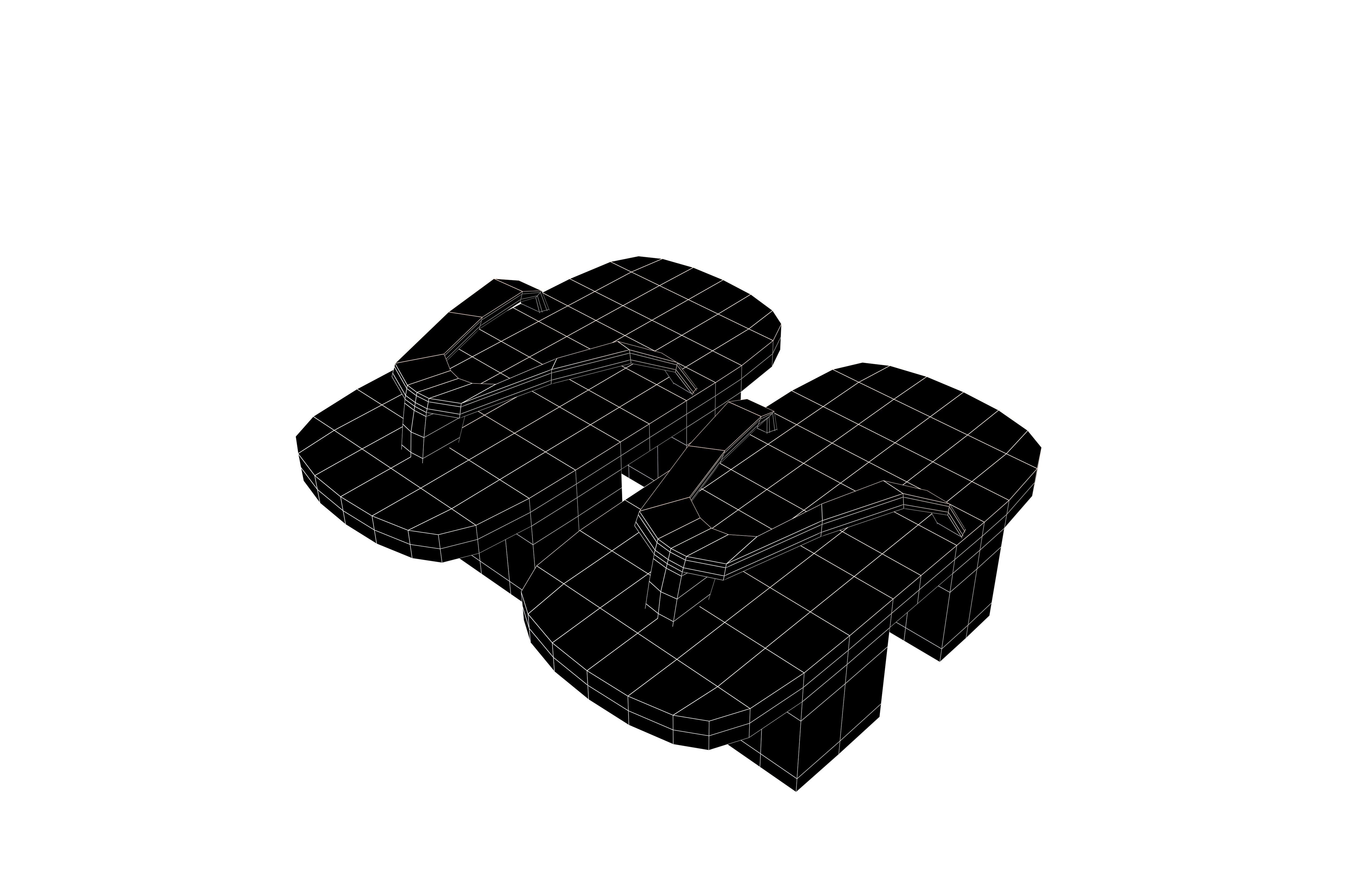 Japanese Clog v1 003 Low-poly 3D model_6