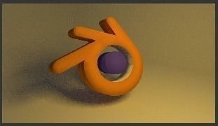 Blender Game Ready Logo Low-poly 3D model