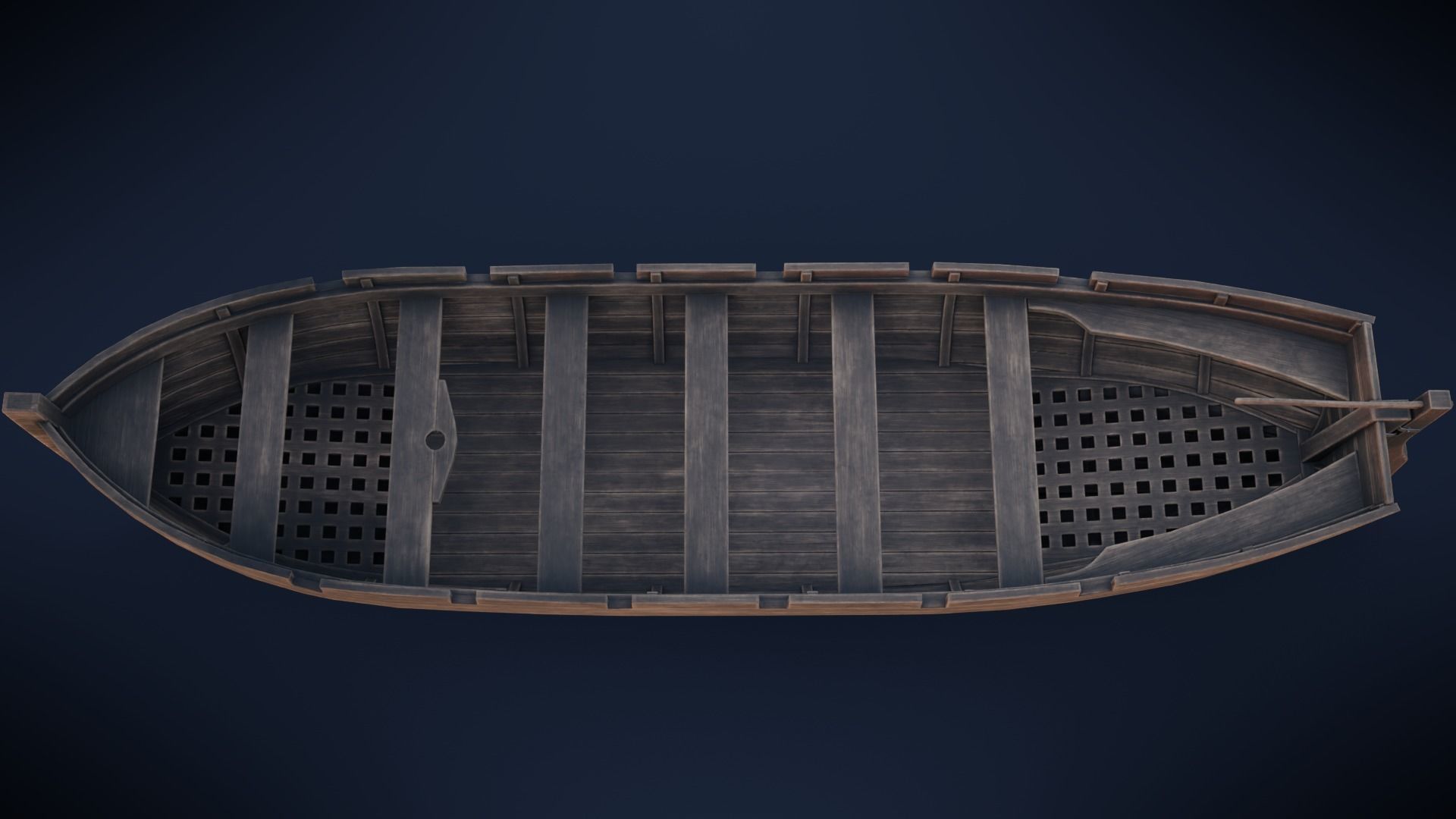 Ships boat Low-poly 3D model_5