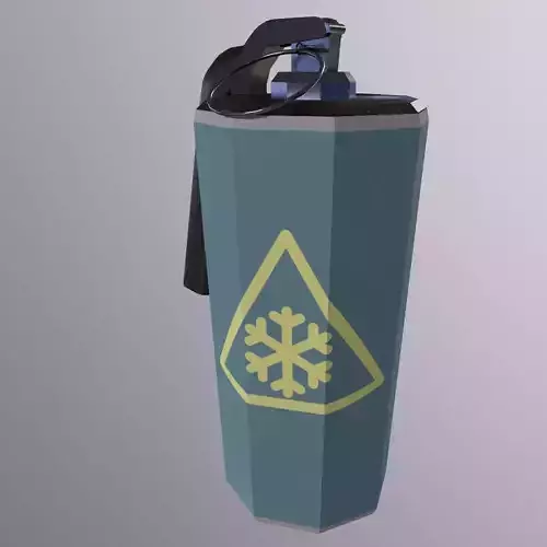 Bomb Game Ready - Low Poly 3d Model Low-poly 3D model