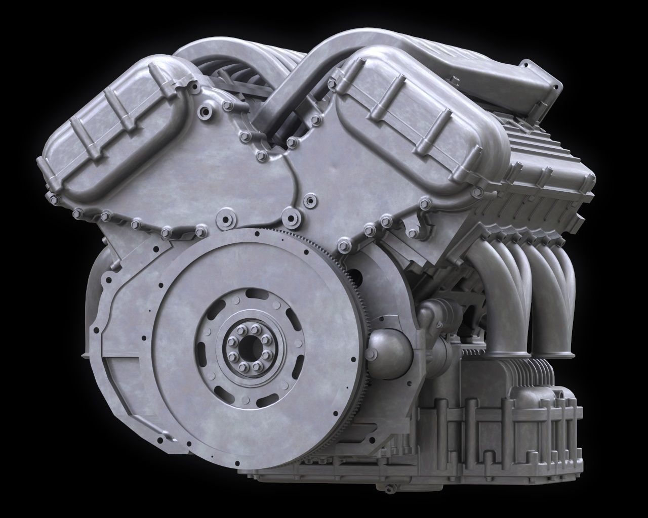 High quality 3d Volkswagen Engine  3D model_4