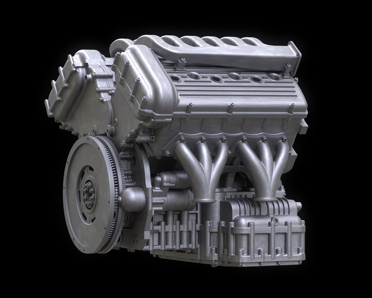 High quality 3d Volkswagen Engine  3D model_2