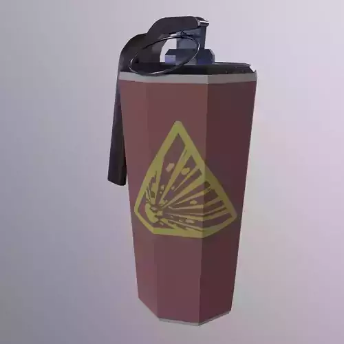 Bomb Game Ready - Low Poly 3d Model Low-poly 3D model