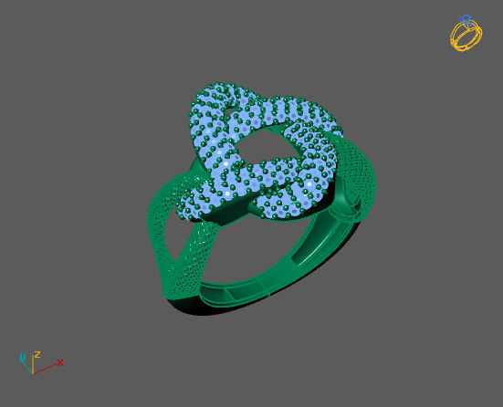 Ring Stone 30 3D print model_1
