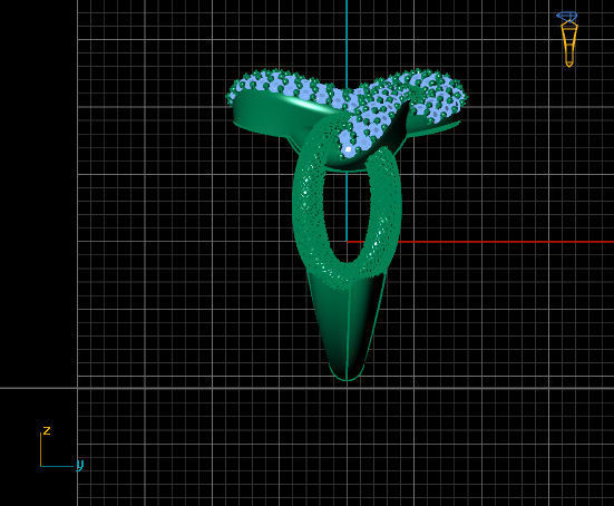 Ring Stone 30 3D print model_4