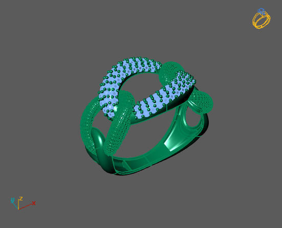 Ring Stone 29 3D print model_1