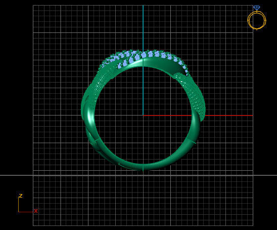 Ring Stone 29 3D print model_3