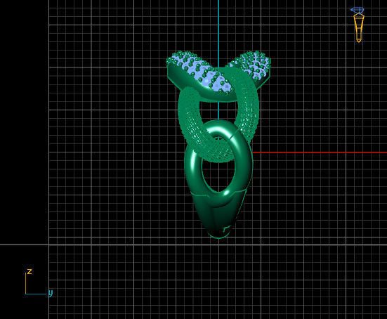 Ring Stone 29 3D print model_4