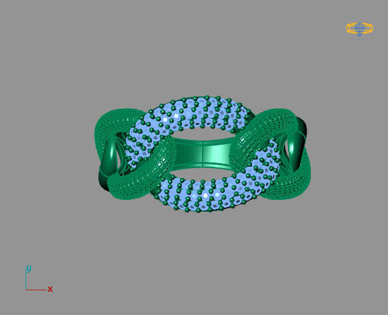 Ring Stone 29 3D print model_2