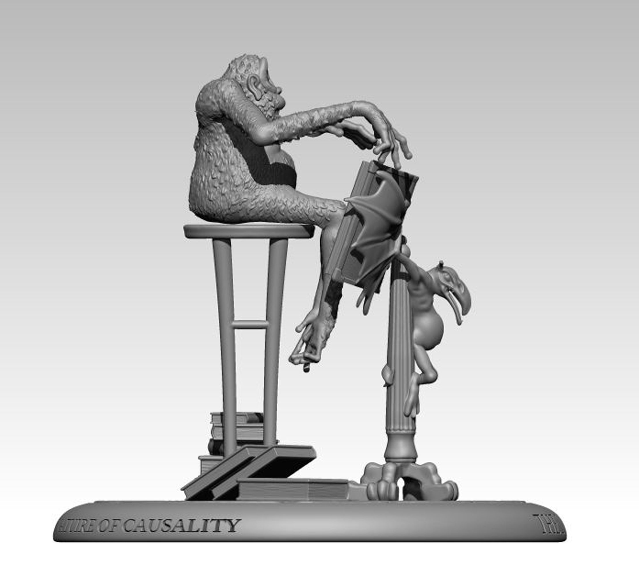 The Librarian of Terry Pratchetts Unseen University 3D print model_3