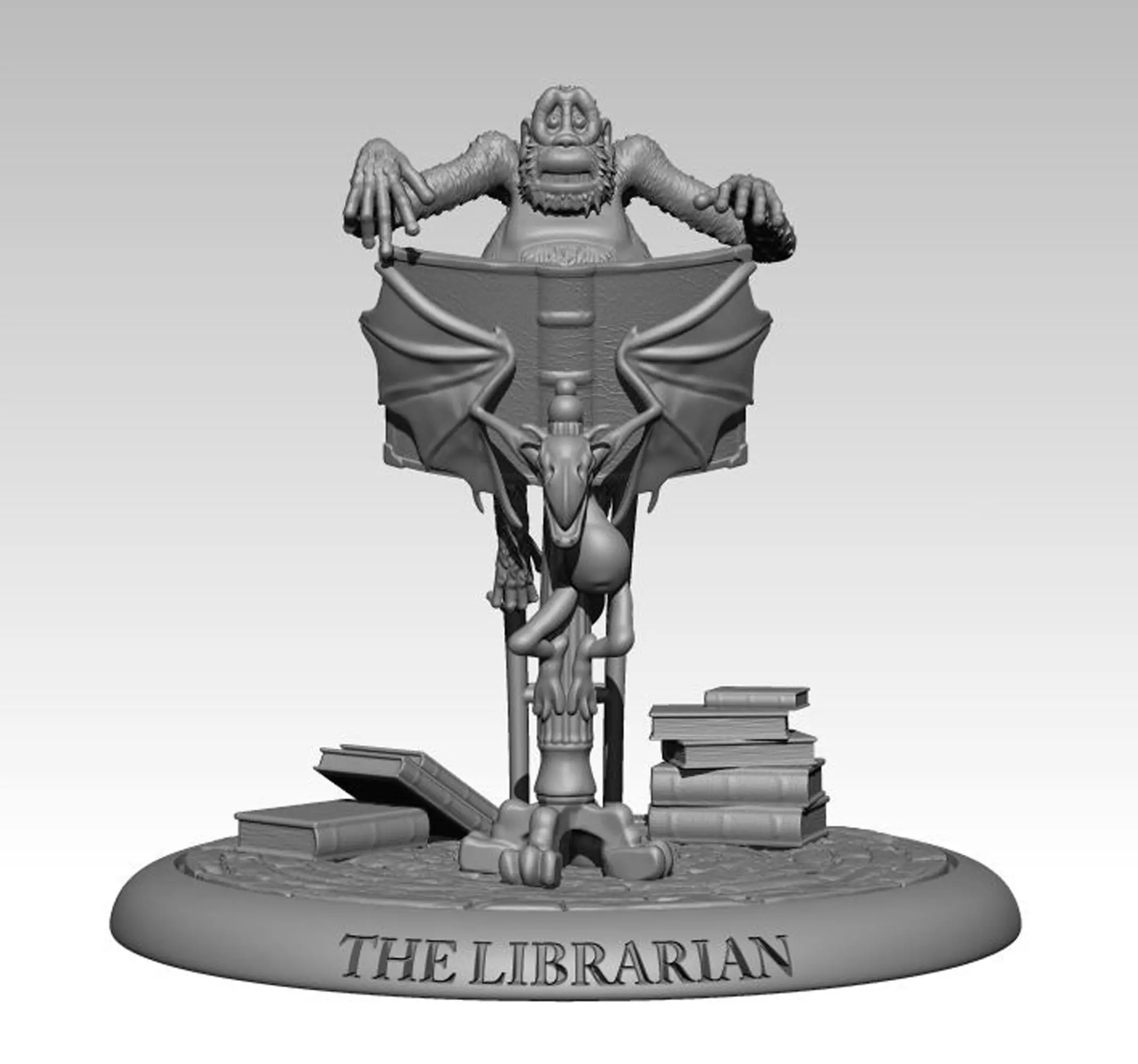 The Librarian of Terry Pratchetts Unseen University 3D print model_0