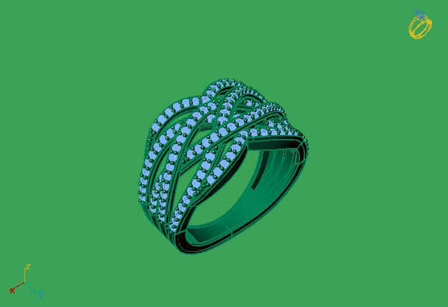 Ring Stone 2 3D print model_1